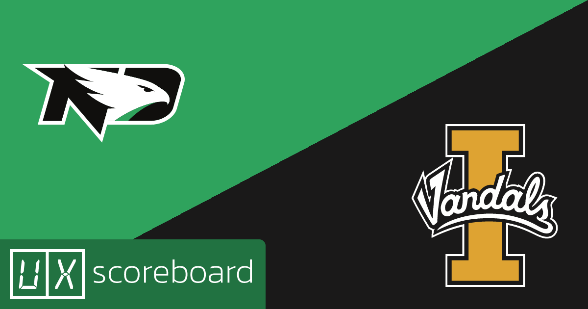 North Dakota Fighting Hawks vs Idaho Vandals game highlights