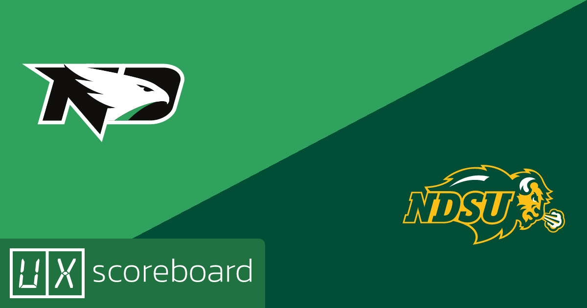 North Dakota Fighting Hawks vs North Dakota State Bison game highlights