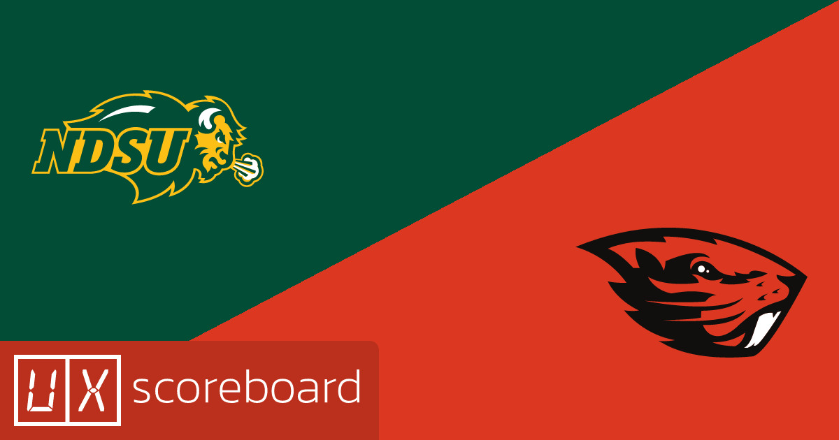 North Dakota State Bison vs Oregon State Beavers game highlights