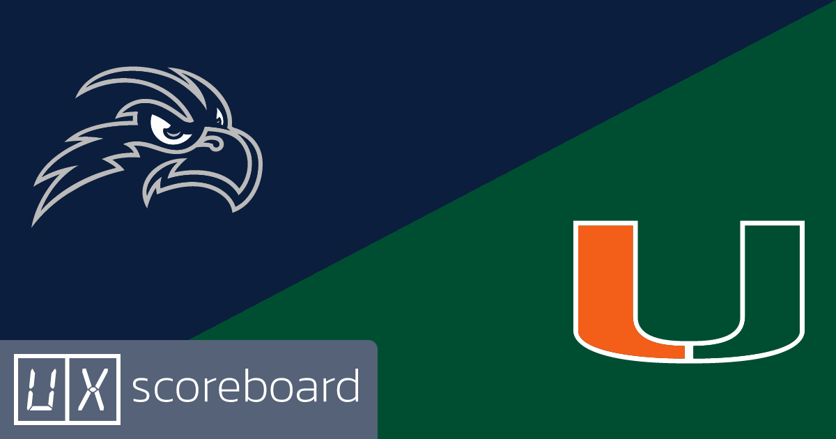 North Florida Ospreys vs Miami Hurricanes game highlights