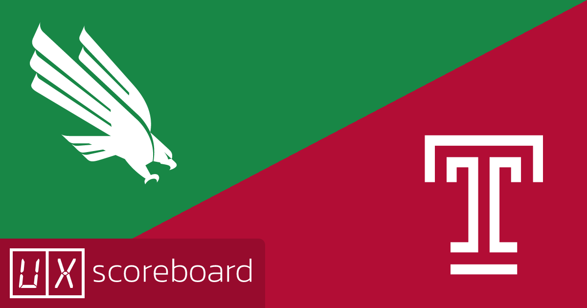 North Texas Mean Green vs Temple Owls game highlights
