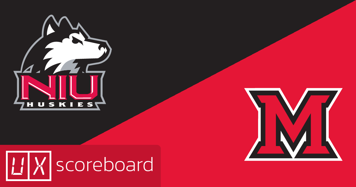 Northern Illinois Huskies vs Miami (OH) Redhawks game highlights