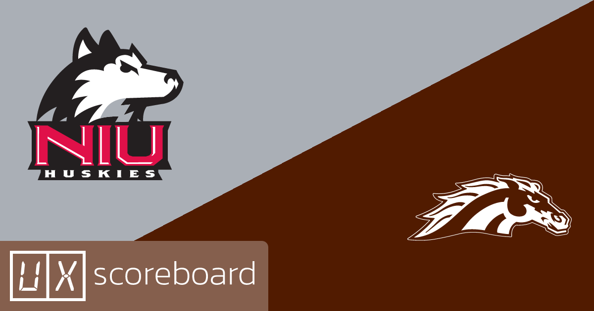 Northern Illinois Huskies vs Western Michigan Broncos game highlights