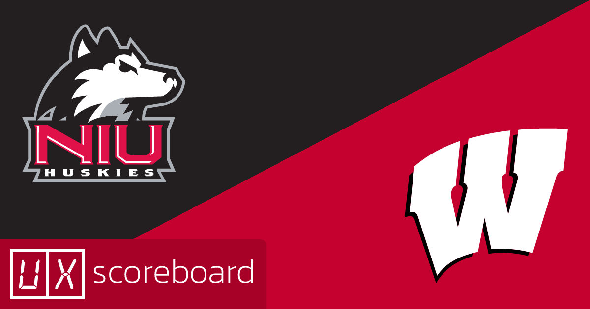 Northern Illinois Huskies vs Wisconsin Badgers game highlights