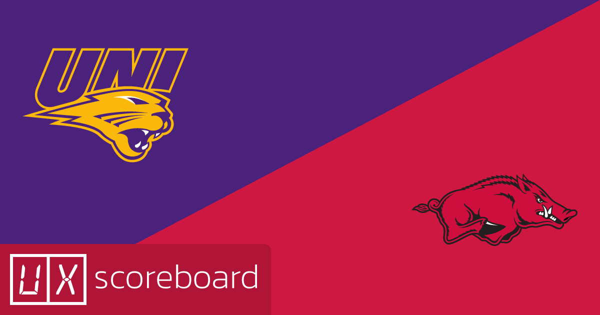 Northern Iowa Panthers vs Arkansas Razorbacks game highlights