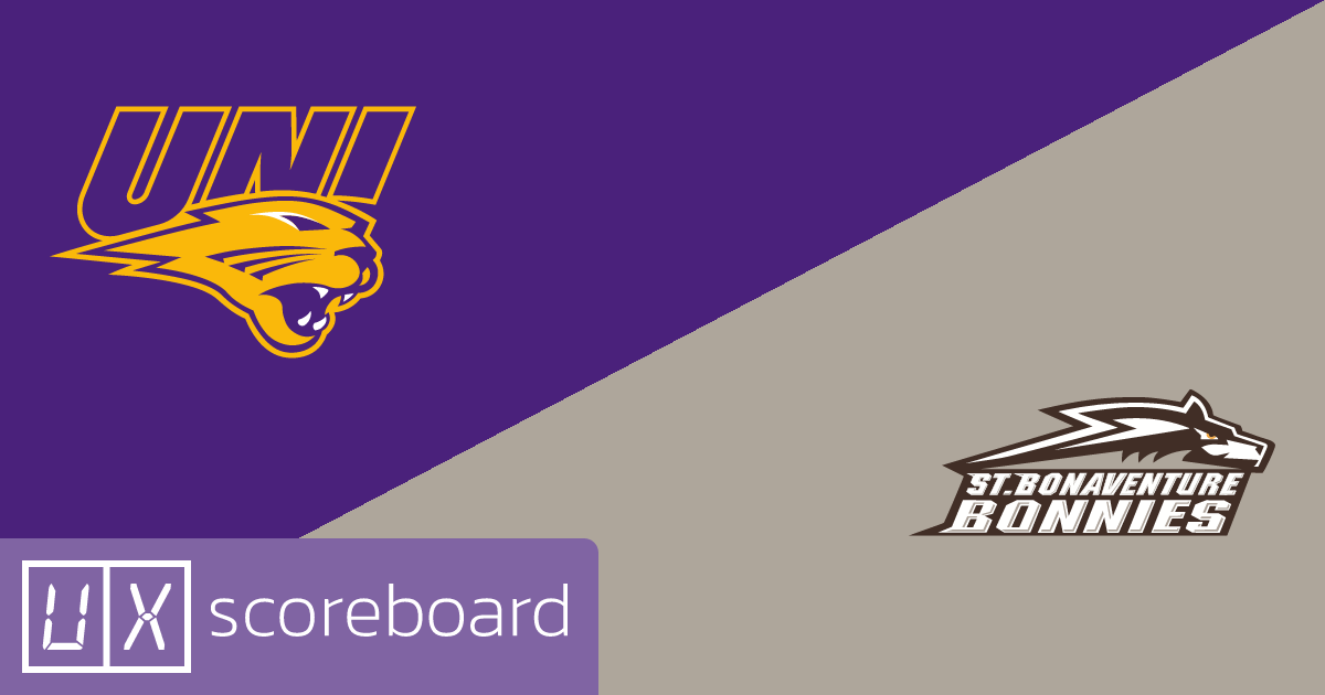 Northern Iowa Panthers vs St. Bonaventure Bonnies game highlights
