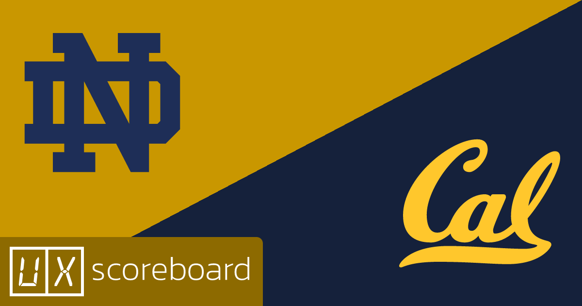 Notre Dame Fighting Irish vs California Golden Bears game highlights