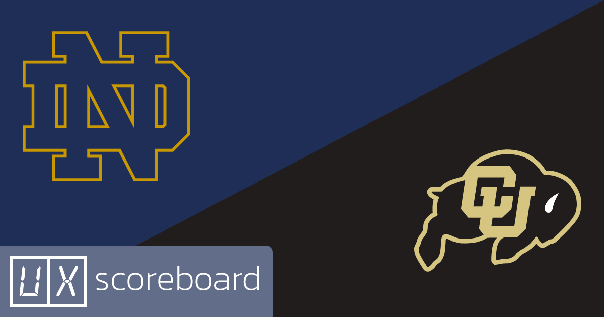 Notre Dame Fighting Irish vs Colorado Buffaloes game highlights