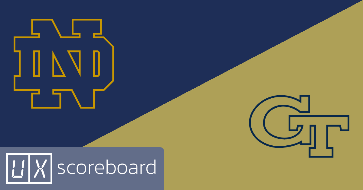 Notre Dame Fighting Irish vs Georgia Tech Yellow Jackets game highlights