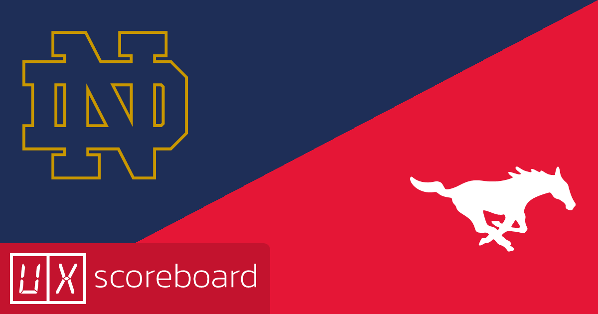 Notre Dame Fighting Irish vs SMU Mustangs game highlights