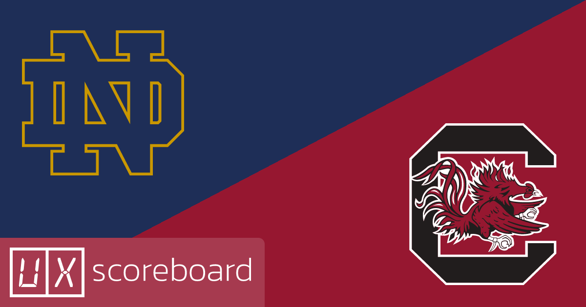 Notre Dame Fighting Irish vs South Carolina Gamecocks game highlights