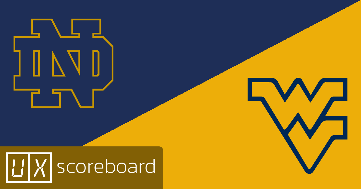 Notre Dame Fighting Irish vs West Virginia Mountaineers game highlights