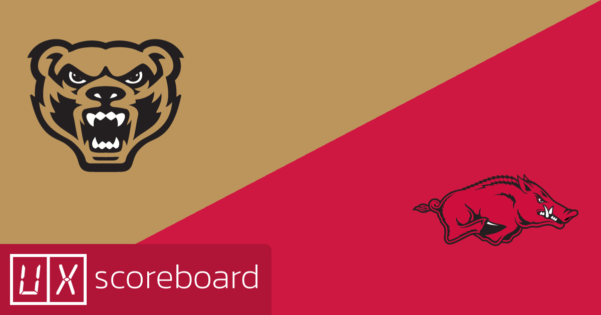 Oakland Golden Grizzlies vs Arkansas Razorbacks game highlights