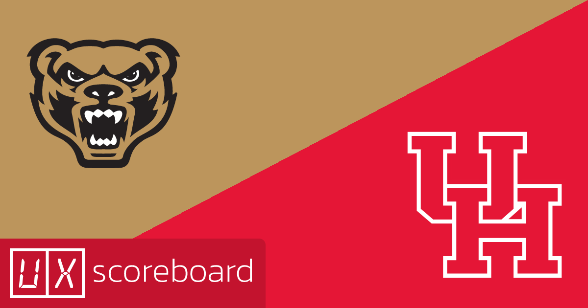 Oakland Golden Grizzlies vs Houston Cougars game highlights