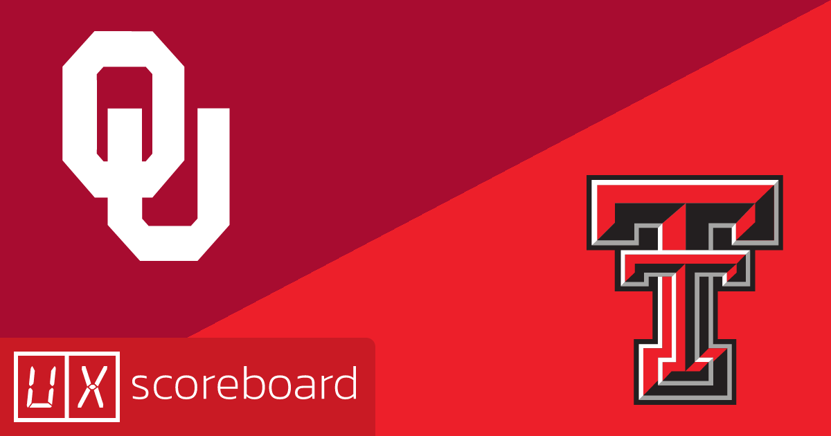 Oklahoma Sooners vs Texas Tech Red Raiders game highlights