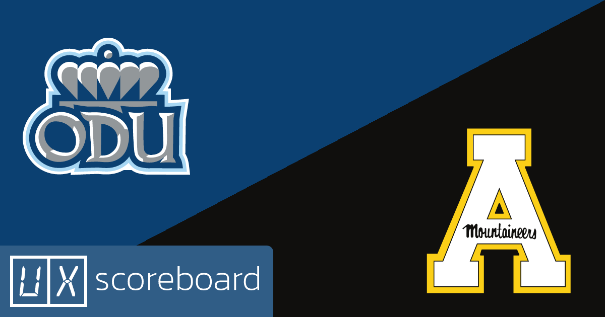 Old Dominion Monarchs vs Appalachian State Mountaineers game highlights