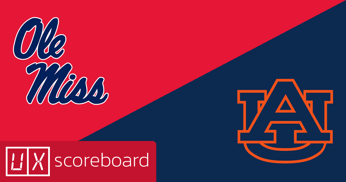 Ole Miss Rebels vs Auburn Tigers game highlights