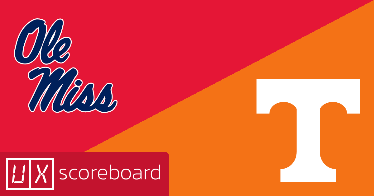 Ole Miss Rebels vs Tennessee Volunteers game highlights