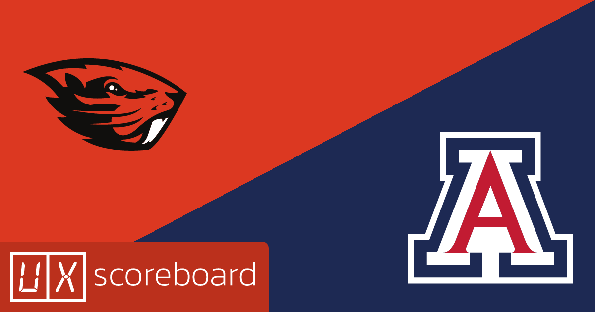 Oregon State Beavers vs Arizona Wildcats game highlights