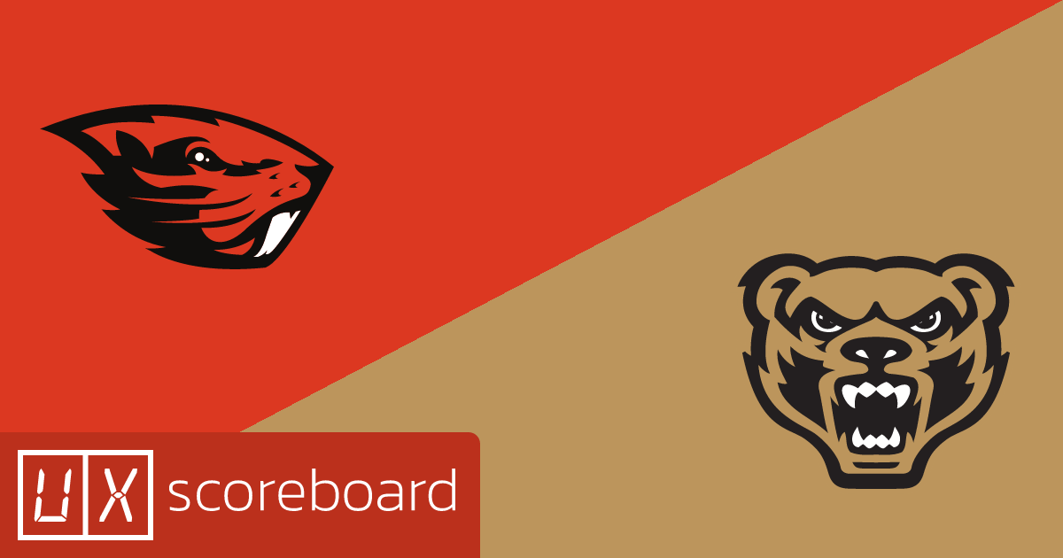 Oregon State Beavers vs Oakland Golden Grizzlies game highlights
