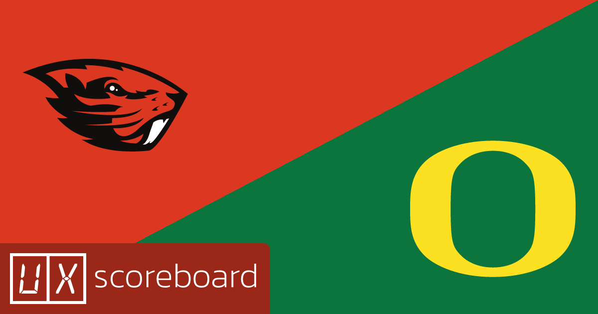 Oregon State Beavers vs Oregon Ducks game highlights