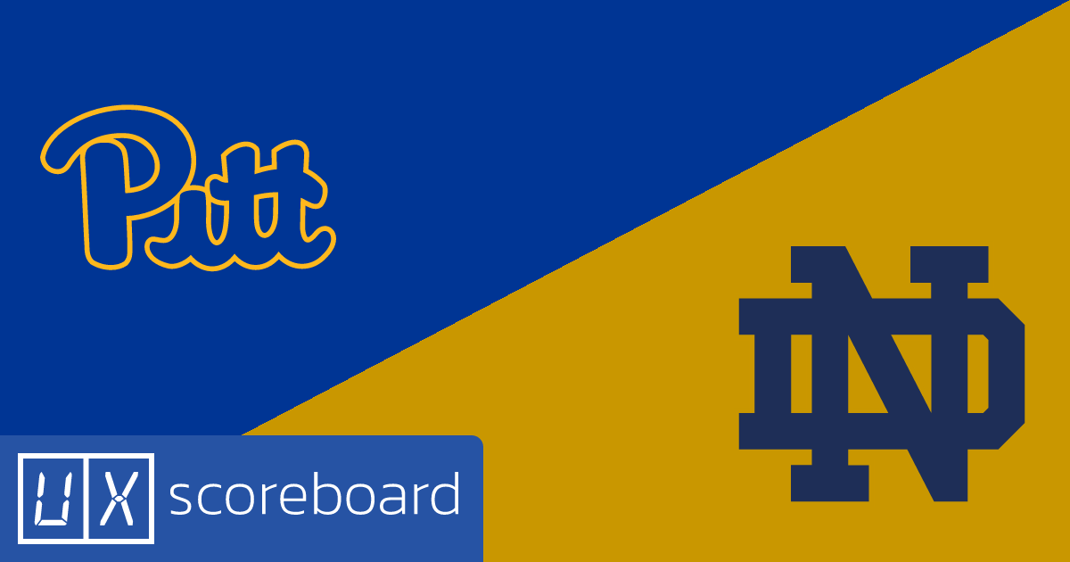 Pittsburgh Panthers vs Notre Dame Fighting Irish game highlights