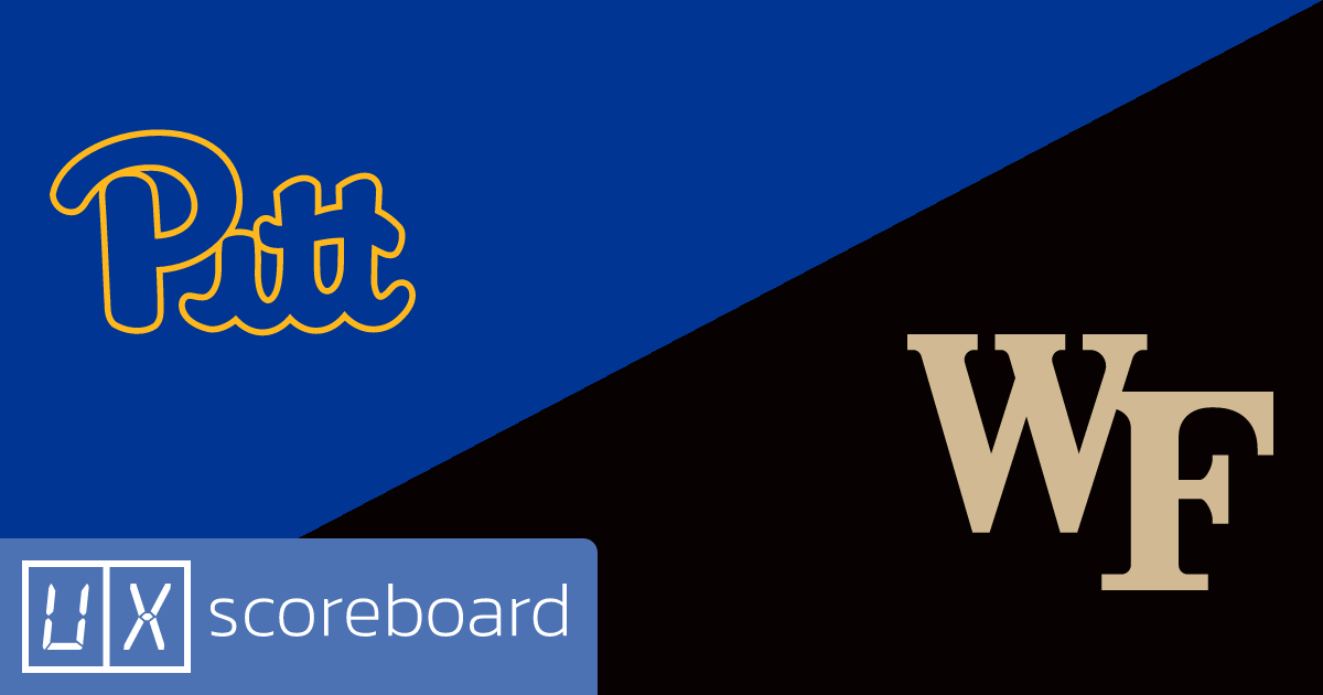 Pittsburgh Panthers vs Wake Forest Demon Deacons game highlights