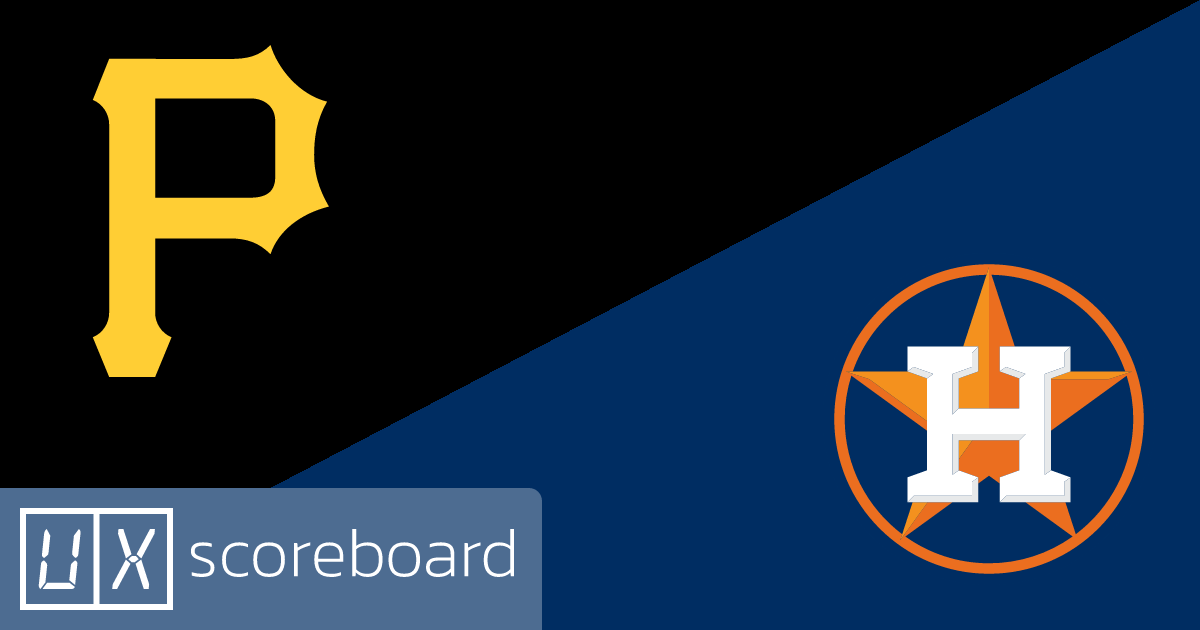 Pittsburgh Pirates vs Houston Astros game highlights