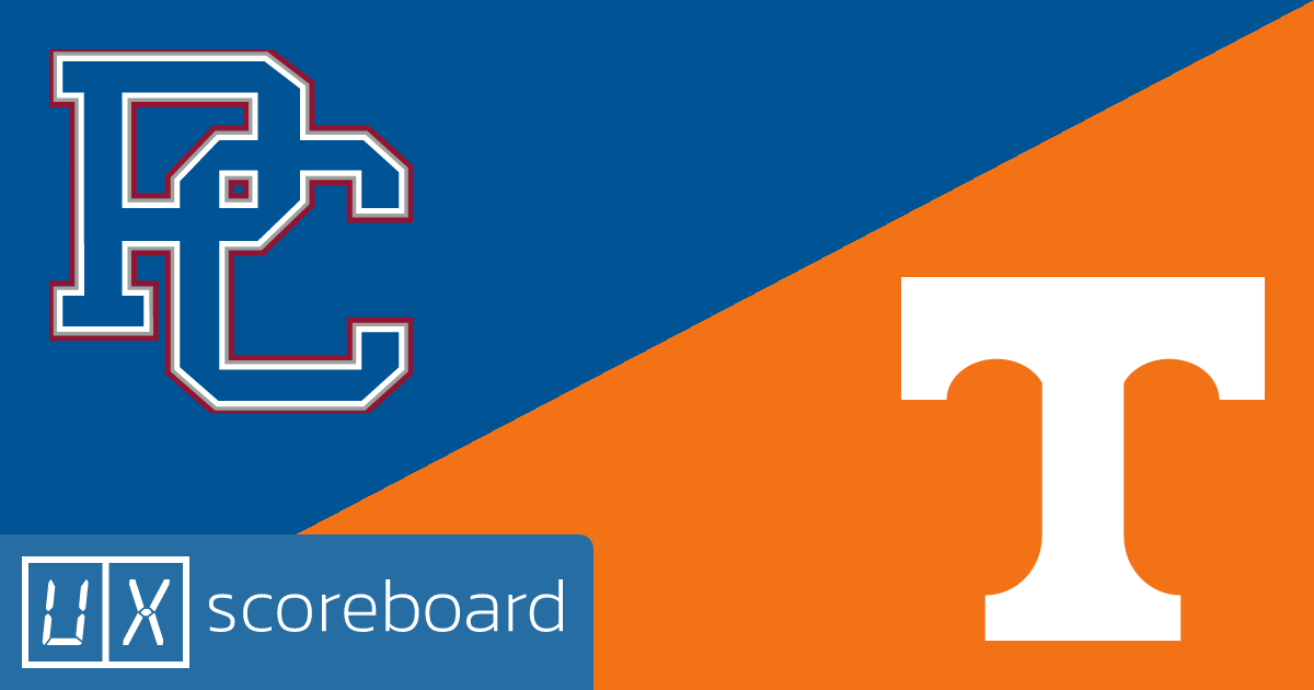 Presbyterian Blue Hose vs Tennessee Volunteers game highlights