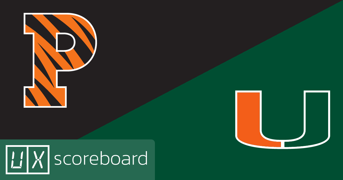 Princeton Tigers vs Miami Hurricanes game highlights