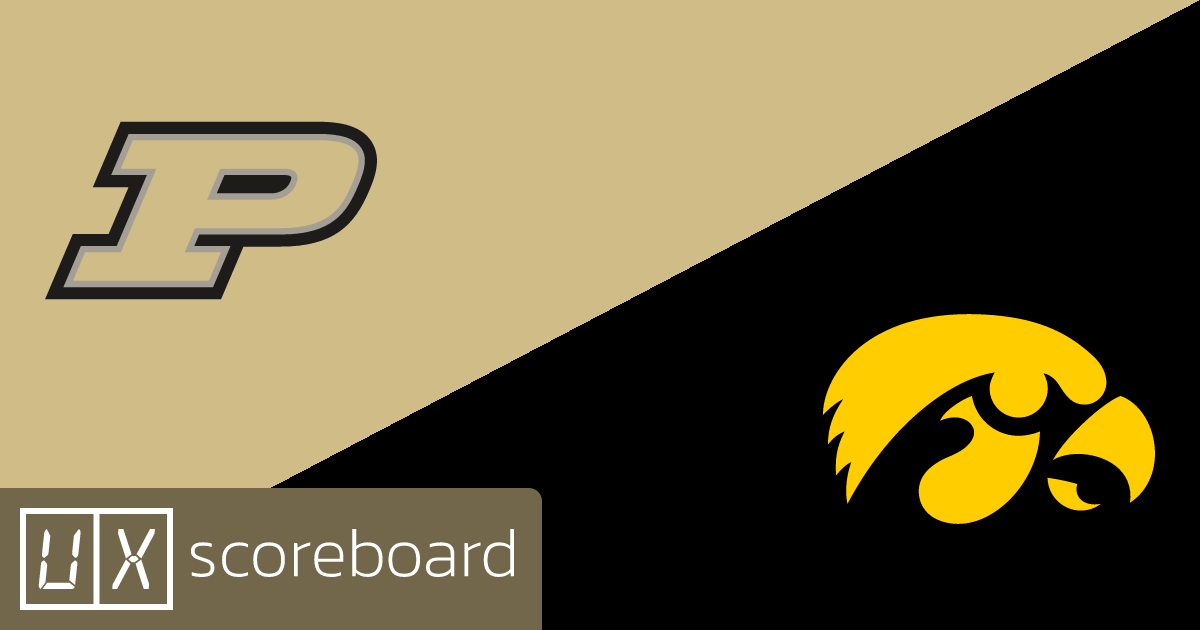 Purdue Boilermakers vs Iowa Hawkeyes game highlights