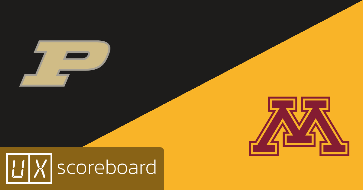 Purdue Boilermakers vs Minnesota Golden Gophers game highlights