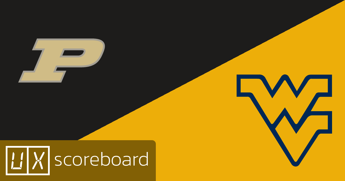 Purdue Boilermakers vs West Virginia Mountaineers game highlights