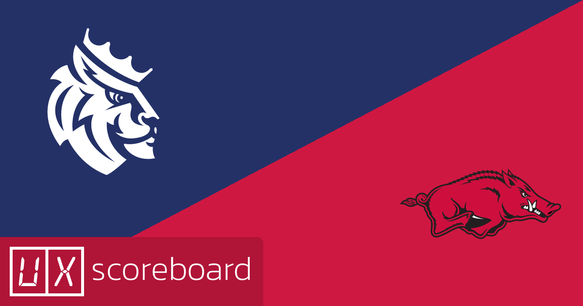 Queens University Royals vs Arkansas Razorbacks game highlights