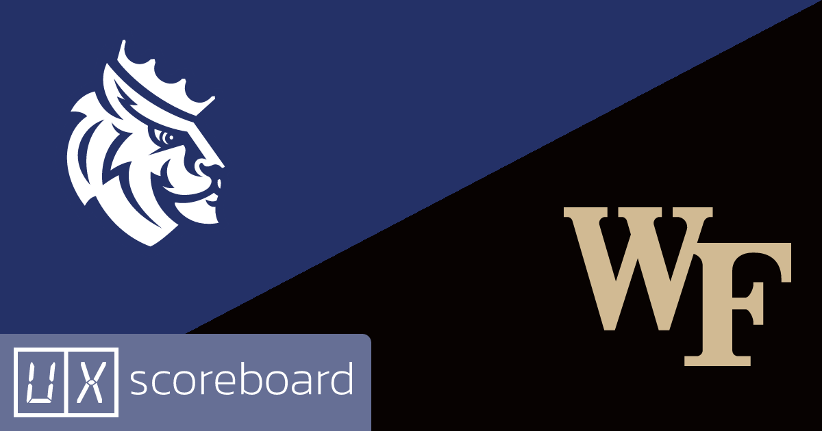 Queens University Royals vs Wake Forest Demon Deacons game highlights