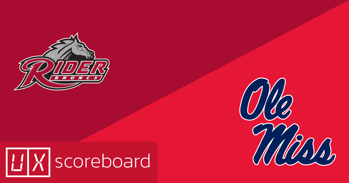 Rider Broncs vs Ole Miss Rebels game highlights