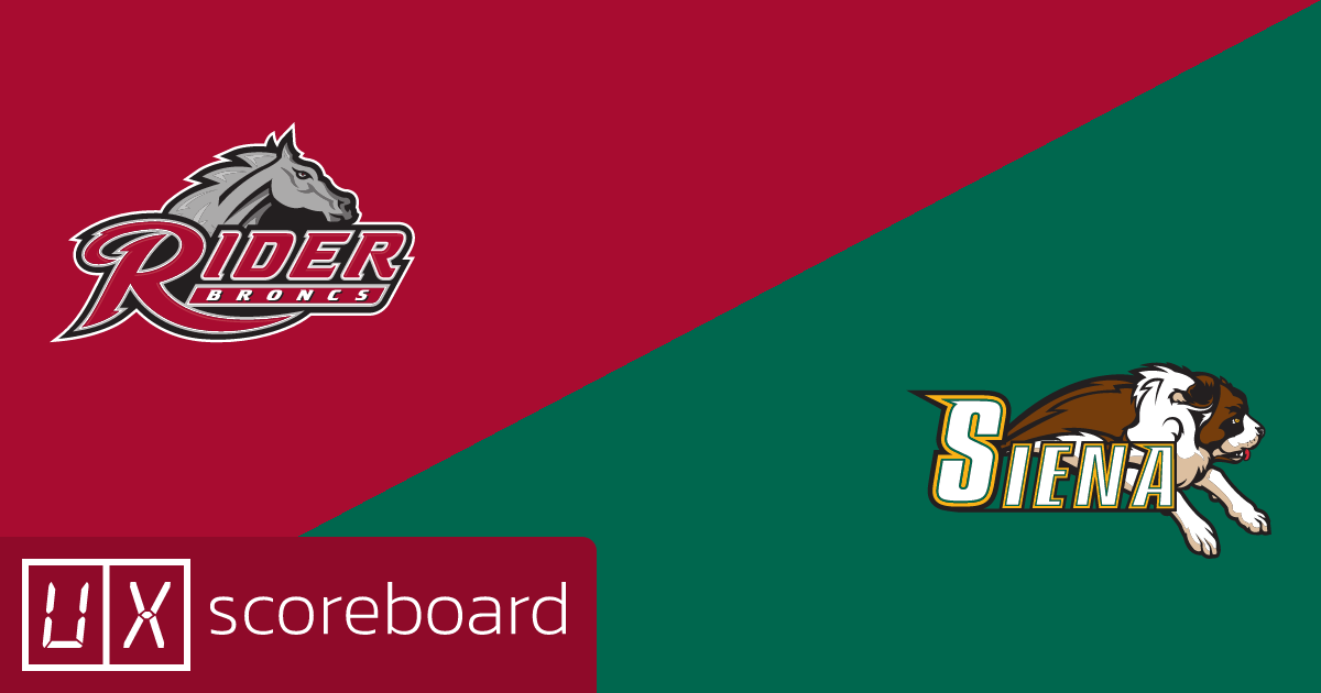 Rider Broncs vs Siena Saints game highlights