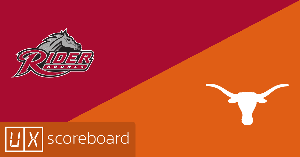 Rider Broncs vs Texas Longhorns game highlights