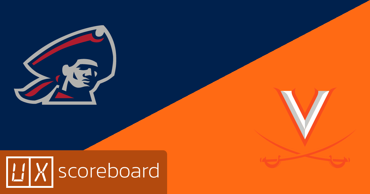 Robert Morris Colonials vs Virginia Cavaliers game highlights