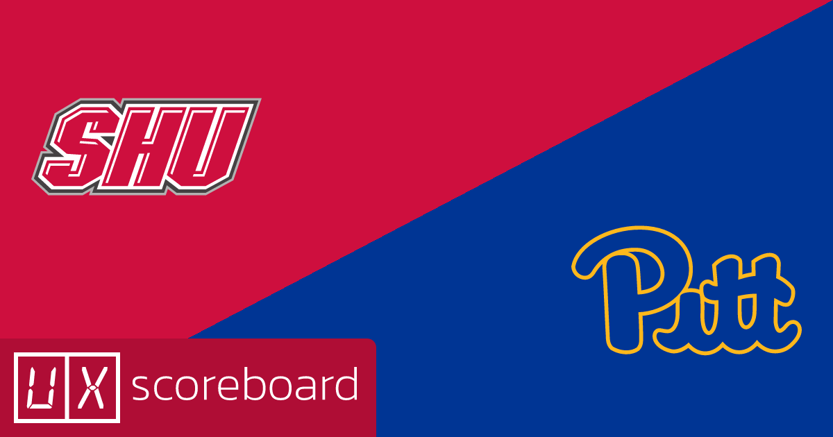 Sacred Heart Pioneers vs Pittsburgh Panthers game highlights