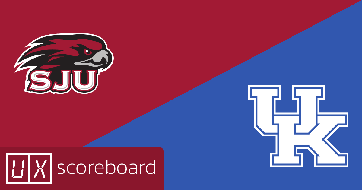 Saint Joseph's Hawks vs Kentucky Wildcats game highlights
