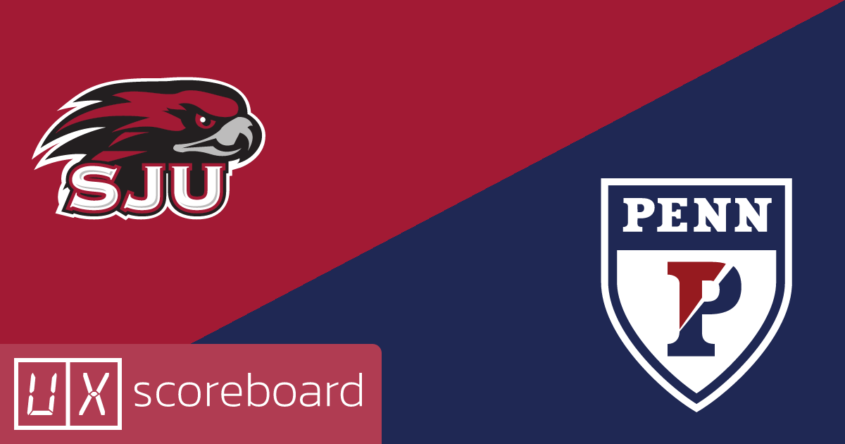 Saint Joseph's Hawks vs Pennsylvania Quakers game highlights