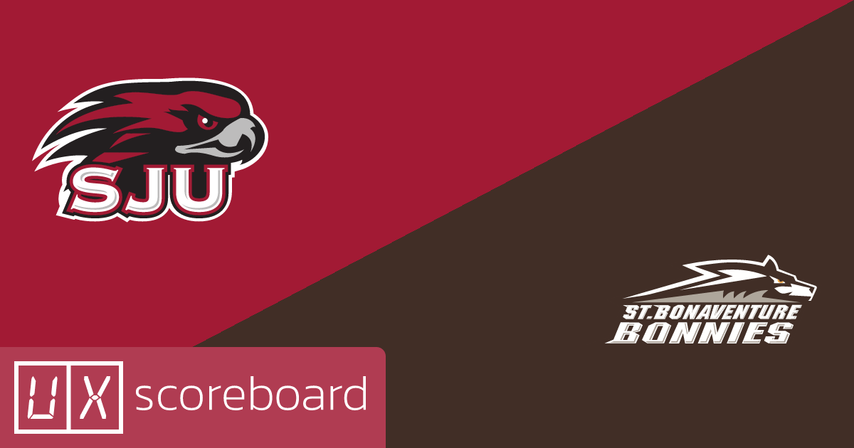 Saint Joseph's Hawks vs St. Bonaventure Bonnies game highlights