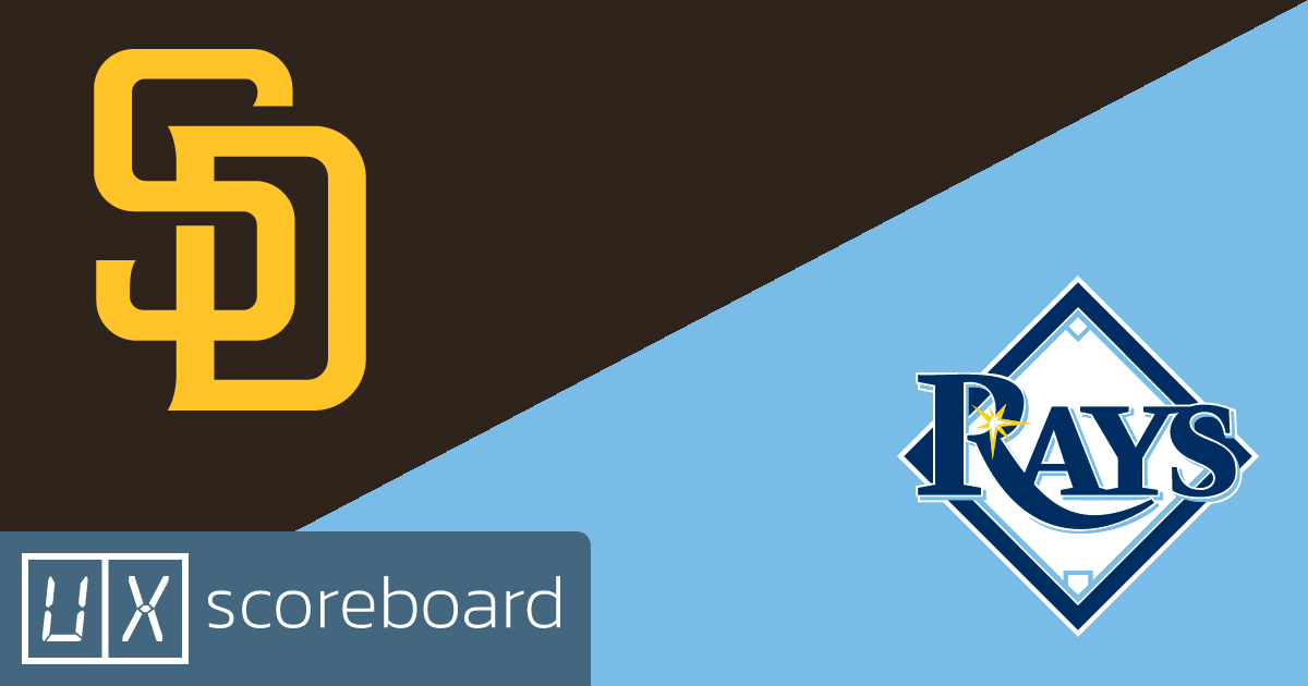 San Diego Padres vs Tampa Bay Rays game highlights