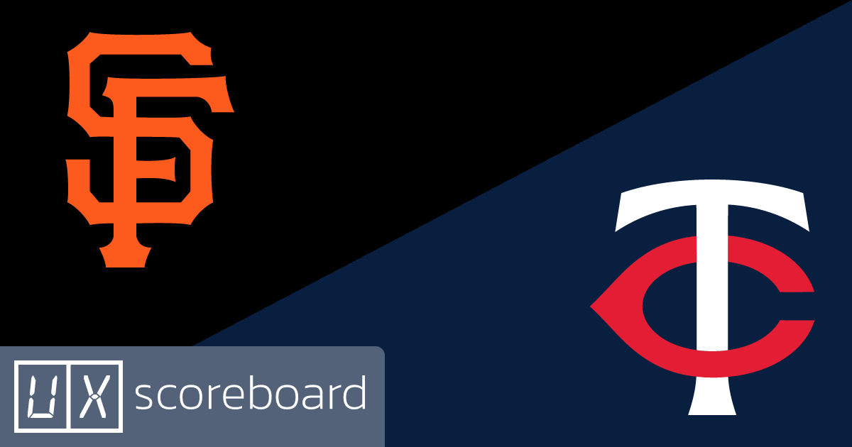 San Francisco Giants vs Minnesota Twins game highlights