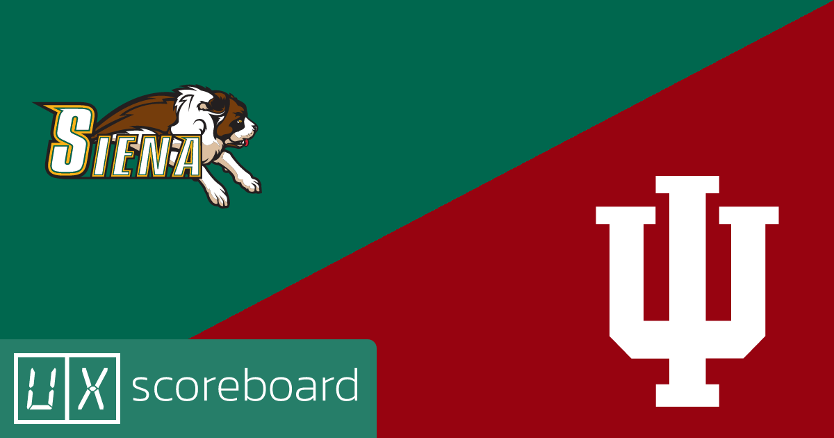 Siena Saints vs Indiana Hoosiers game highlights