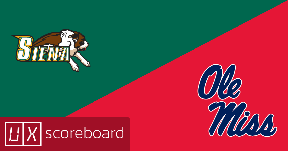 Siena Saints vs Ole Miss Rebels game highlights