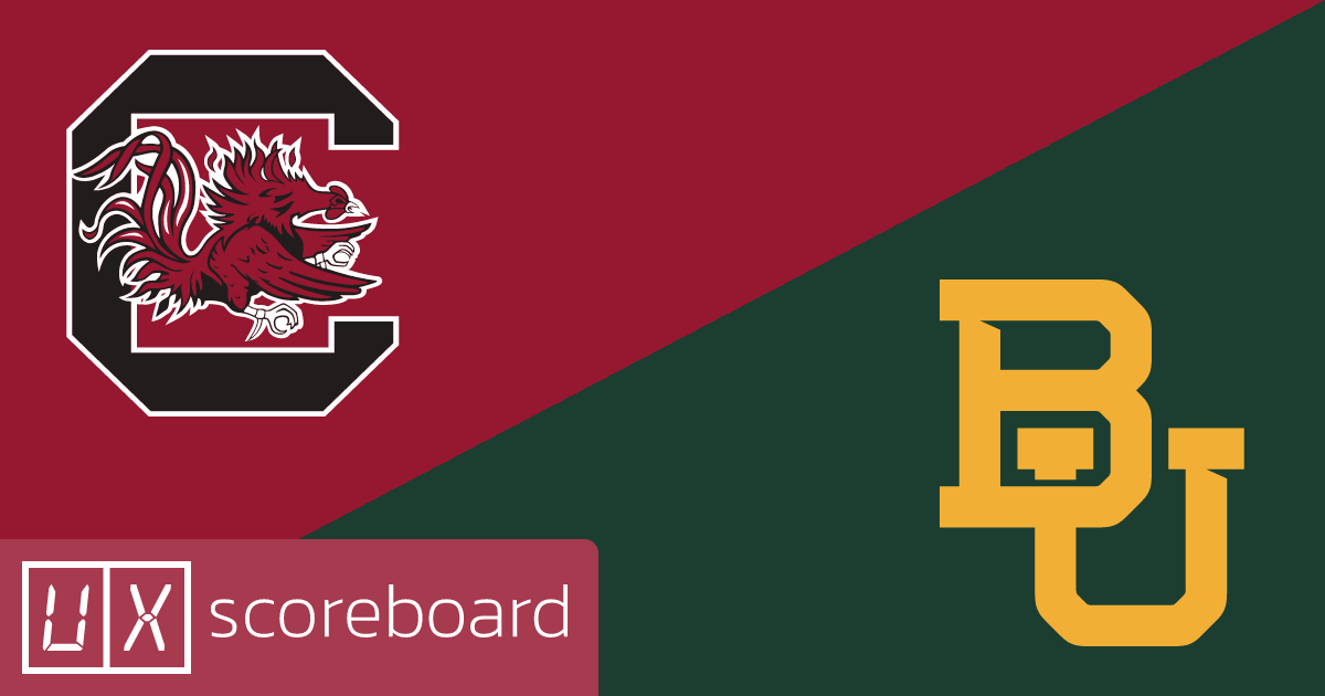 South Carolina Gamecocks vs Baylor Bears game highlights