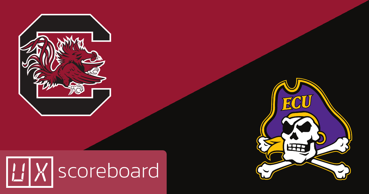 South Carolina Gamecocks vs East Carolina Pirates game highlights