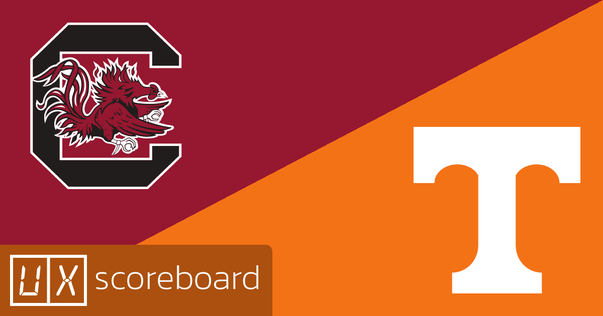 South Carolina Gamecocks vs Tennessee Volunteers game highlights